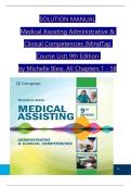 Solution manual for medical assisting administrative clinical competencies mindtap course list 9th