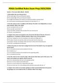 PDGA Certified Rules Exam Prep 2025&sol;2026