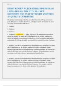 HURST REVIEW NCLEX-RN READINESS EXAM  1 UPDATED 2025 2026 WITH ALL NEW  QUESTIONS AND EXACTLY RIGHT ANSWERS &vert;  A&plus; QUALITY GUARANTEE