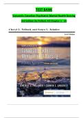 TEST BANK Varcarolis Canadian Psychiatric Mental Health Nursing 3rd Edition By Pollard All Chapter 1 - 35