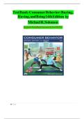 Consumer Behavior Test Bank 14th Edition &vert; Michael R&period; Solomon