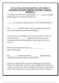 SOC 221 FINAL EXAM QUESTIONS  AND CORRECT  DETAILED ANSWERS &lpar;VERIFIED ANSWERS&rpar;  ALREADY  GRADED A&plus;
