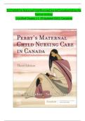 Test Bank for Maternal Child Nursing Care 3rd Canadian Edition by Lisa Keenan-Lindsay&comma; Nicola Chalmers & Dianne Hevey 2025&sol;2026 &vert; Complete Exam Questions&comma; Answers&comma; and Study Guide &lpar;PDF Download&rpar;