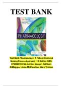 Pharmacology&colon; A Patient-Centered Nursing Process Approach 11th Edition &ndash; Complete Test Bank &vert; Yeager&comma; DiMaggio&comma; McCuistion & Winton &vert; 2025 Updated