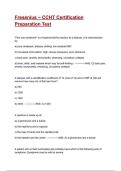 Fresenius ~ CCHT Certification Preparation Test Questions with correct Answers &lpar;A&plus; GRADED 100&percnt; VERIFIED&rpar;&vert; 2025&sol;2026