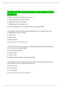 NCCHC CCHP Exam Questions And Answers Latest Graded A&plus;