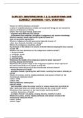 GLPH 271 MIDTERM &lpar;MOD 1 & 2&rpar; QUESTIONS AND CORRECT ANSWERS 100&percnt; VERIFIED&excl;&excl;