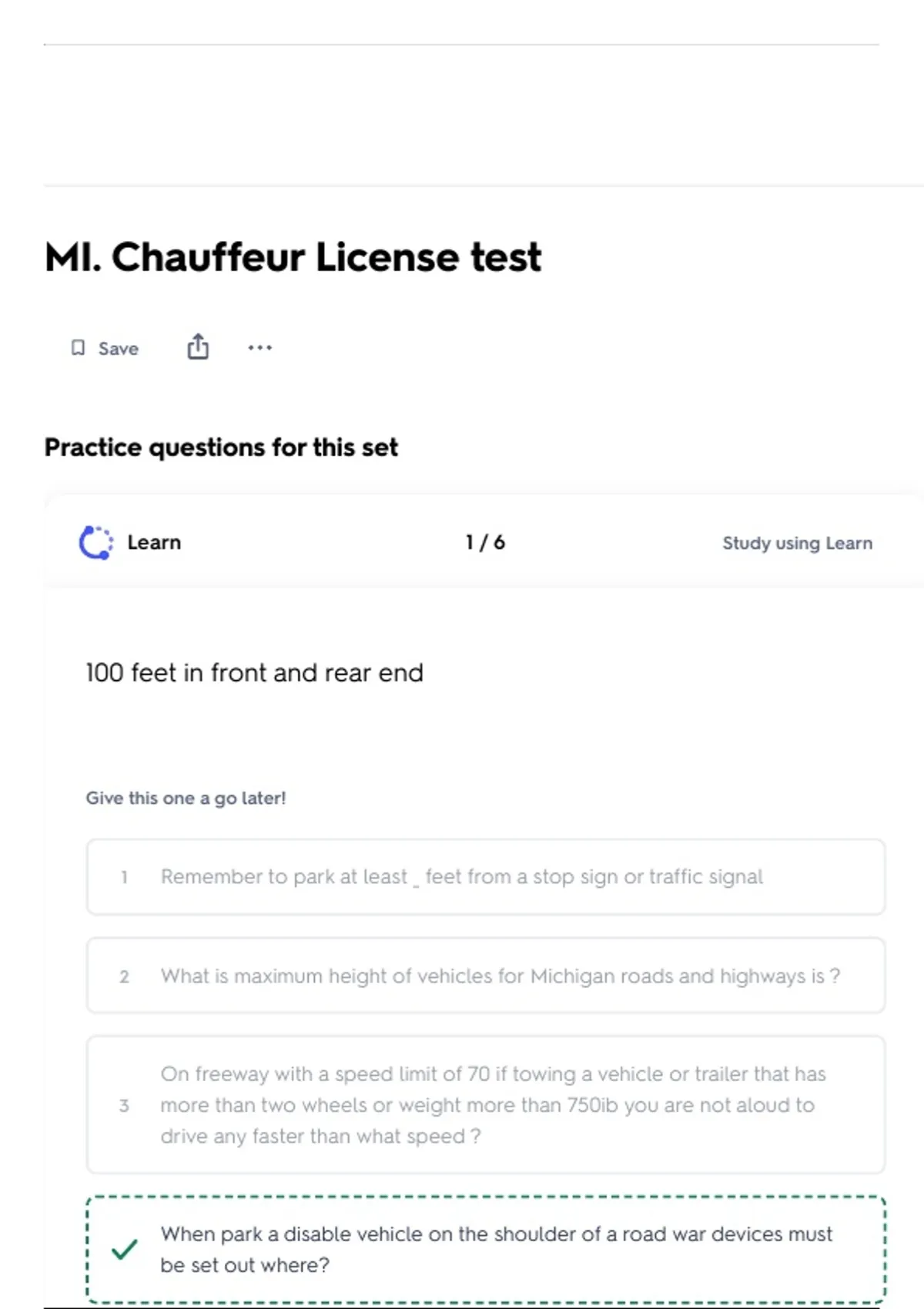 Michigan Chauffeur License Test Complete Study Guide 2025/ 2026 with ...