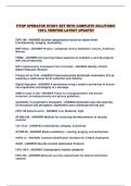 FITSP OPERATOR STUDY SET WITH COMPLETE SOLUTIONS 100&percnt; VERIFIED LATEST UPDATE&excl;&excl;