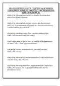 MOA 120 MIDTERM REVIEW CHAPTERS 1-6 QUESTIONS  AND CORRECT DETAILED ANSWERS &lpar;VERIFIED ANSWERS&rpar;  ALREADY GRADED A&plus; 