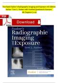 Test Bank for Fauber’s Radiographic Imaging and Exposure, 7th Edition by Terri L. Fauber, verified practice questions and answers for chapters 1–10, Academic Year 2025/2026