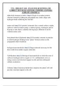 UTA - BIOLOGY 1441 - EXAM ONE QUESTIONS AND  CORRECT DETAILED ANSWERS &lpar;VERIFIED ANSWERS&rpar;  ALREADY GRADED A&plus; 