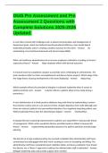 D545 Pre Assessment and Pre Assessment 2 Questions with Complete Solutions 2025-2026 Updated&period;