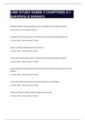 LRW STUDY GUIDE 2 CHAPTERS 4-7 questions & answers