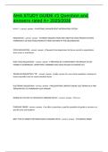 AHA STUDY GUIDE &num;1 Question and answers rated A&plus; 2025&sol;2026