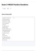 NR222 Exam 2 Practice Questions Complete Study Guide 2025&sol; 2026 with Verified Solutions
