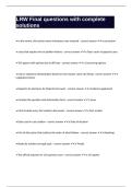 LRW Final questions with complete solutions