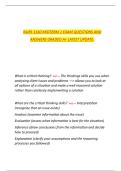 NURS 1160 &ndash; Midterm 1 Exam Questions and Answers &ndash; Graded A&plus; &lpar;Latest Update&rpar;