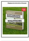 Solution Manual to Fundamental Concepts of Earthquake Engineering 1st Edition by Villaverde