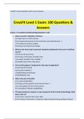 CrossFit Level 1 Exam&colon; 100 Questions &  Answers 
