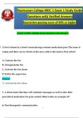 Rasmussen College MDC 1 Exam 1 Study Guide  Questions with Verified Answers  Guarantee passing score of 90&percnt; or higher