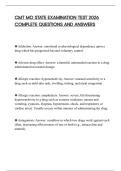 CMT MO STATE EXAMINATION TEST 2026 COMPLETE QUESTIONS AND ANSWERS