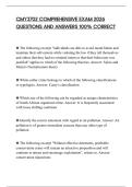 CMY3702 COMPREHENSIVE EXAM 2026 QUESTIONS AND ANSWERS 100&percnt; CORRECT