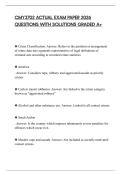 CMY3702 ACTUAL EXAM PAPER 2026 QUESTIONS WITH SOLUTIONS GRADED A&plus;
