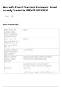 Nurs 663- Exam 1 Questions & Answers &vert; Latest Already Graded A&plus; UPDATE 2025&vert;2026