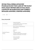 NR 566 FINAL&sol;NR566 ADVANCED PHARMACOLOGY FOR CARE OF THE FAMILY FINAL EXAM NEWEST 2025 ACTUAL EXAM COMPLETE 160 QUESTIONS AND CORRECT DETAILED ANSWERS &lpar;VERIFIED ANSWERS&rpar;