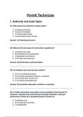 Permit Technician Test Questions with correct Answers &lpar;A&plus; GRADED 100&percnt; VERIFIED&rpar;&vert; 2025&sol;2026