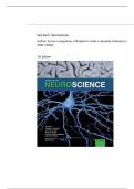 Test Bank For Neuroscience 7th Edition by Purves&comma; All Chapters 1-34 &vert; Latest Edition 2025