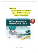 TEST BANK FOR MICROBIOLOGY FUNDAMENTALS A CLINICAL APPROACH 3RD EDITION BY COWAN ALL CHAPTERS