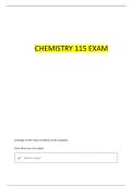 CHEMISTRY 115 EXAM 1 QUESTIONS & ANSWERS&vert; GRADE A&vert; 100&percnt; CORRECT &lpar;VERIFIED SOLUTIONS&rpar;