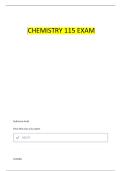 CHEMISTRY 115 CHAPTERS 1-3 EXAM VERIFIED QUESTIONS & CORRECT ANSWERS A&plus; GRADED 2025&sol;2026