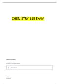 CHEM 115 EXAM 1 WVU EXAM VERIFIED QUESTIONS & CORRECT ANSWERS A&plus; GRADED 2025&sol;2026