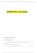 CHEMISTRY 115 EXAM 1 MATERIAL VERIFIED QUESTIONS & CORRECT ANSWERS A&plus; GRADED 2025&sol;2026