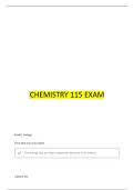 CHEM 115 EXAM 2 WVU QUESTIONS & CORRECT ANSWERS A&plus; GRADED 2025&sol;2026