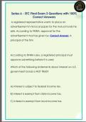 Series 6 - STC Final Exam 3 Questions with 100&percnt;  Correct Answers 