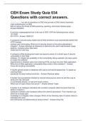 CEH Exam Study Quiz 034 Questions with correct answers&period;