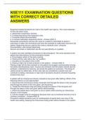 NSE111 EXAMINATION QUESTIONS WITH CORRECT DETAILED ANSWERS 