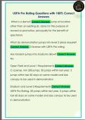 USPA Pro Rating Questions with 100&percnt; Correct  Answers 