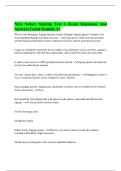 NSA Notary Signing Test 1 Exam Questions And Answers Latest Graded A&plus;