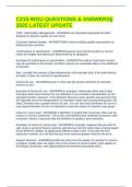 C215-WGU QUESTIONS & ANSWERS&vert;&vert; 2025 LATEST UPDATEC215-WGU QUESTIONS & ANSWERS&vert;&vert; 2025 LATEST