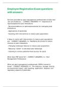 Employee Registration Exam questions with answers&period;