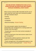 HESI MILESTONE 2 REMEDIATION 2026 ACTUAL  EXAM CONTAINS 200 QUESTIONS AND CORRECT  DETAILED ANSWERS&vert;&vert; LATEST EXAM&excl;&excl;&excl;