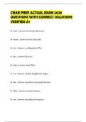CNAB PREP ACTUAL EXAM 2026 QUESTIONS WITH CORRECT SOLUTIONS VERIFIED A&plus;