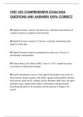 CNIT 420 COMPREHENSIVE EXAM 2026 QUESTIONS AND ANSWERS 100&percnt; CORRECT