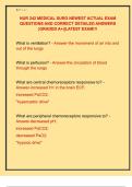 NUR 242 MEDICAL SURG NEWEST ACTUAL EXAM  QUESTIONS AND CORRECT DETAILED ANSWERS  &vert;GRADED A&plus;&vert;&vert;LATEST EXAM&excl;&excl;&excl;