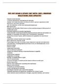 PSY 657 EXAM 2 STUDY SET WITH 100&percnt; VERIFIED SOLUTIONS 2026 UPDATE&excl;&excl;